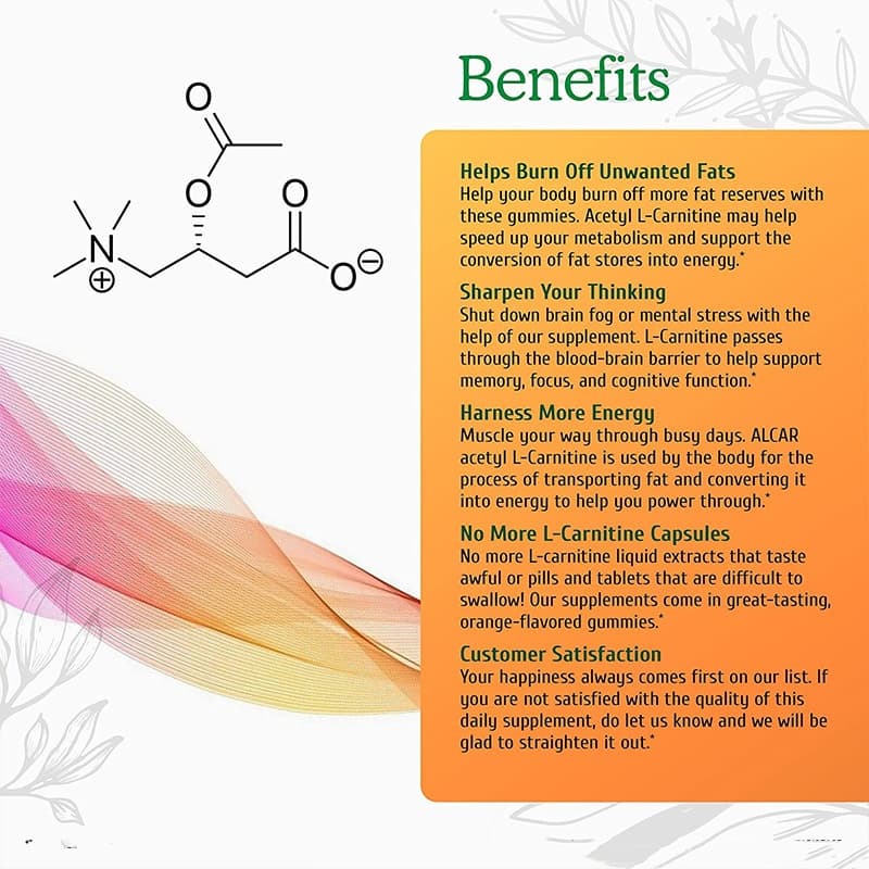 Fatono Acetyl L-Carnitine Gummies detail 2