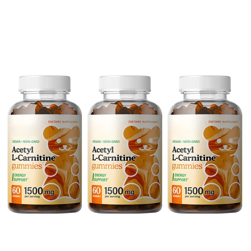 Fatono Acetyl L-Carnitine Gummies, Natural Flavor Gummies